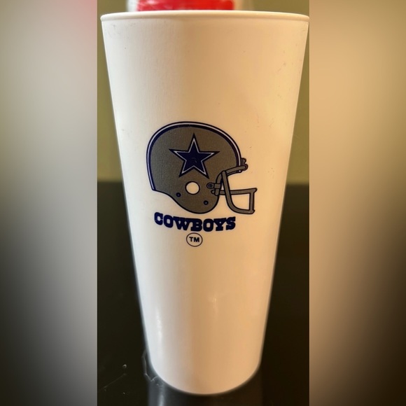 Vintage NFL Dallas Cowboys Plastic Cups Set‎ of 6 - Picture 1 of 3